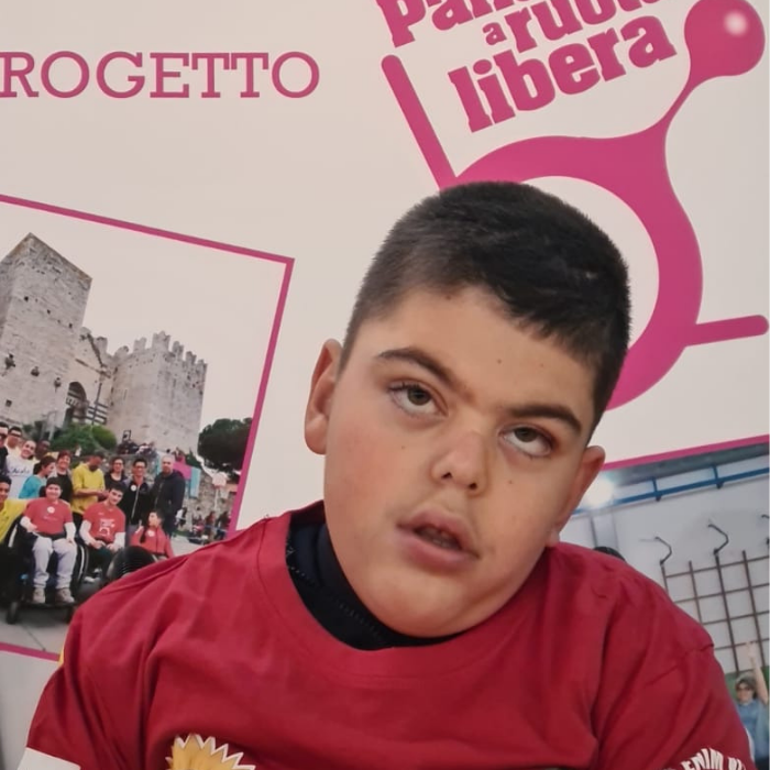 Mattia, atleta a ruota libera